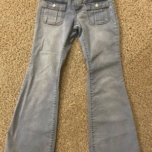 Girls Adjustable Waist Bell Bottoms